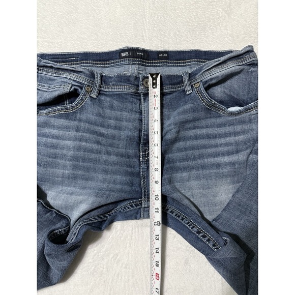 BKE Jeans Mens 40x28 Derek Denim Bootcut Medium Wash Stretch Denim Blue - Picture 4 of 10